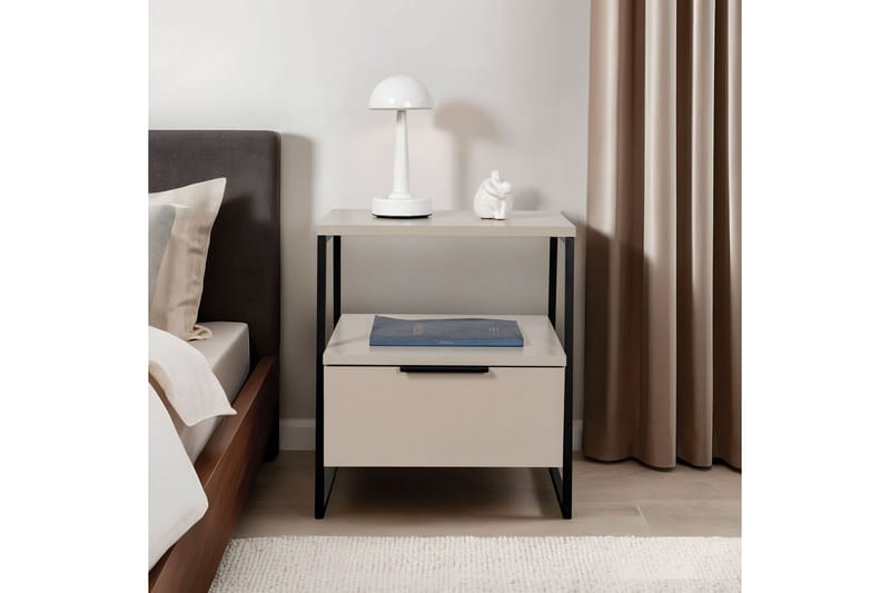 Kavilash nattbord 45 cm - Sand - Møbler - Bord - Avlastningsbord & sidobord - Sengebord & nattbord