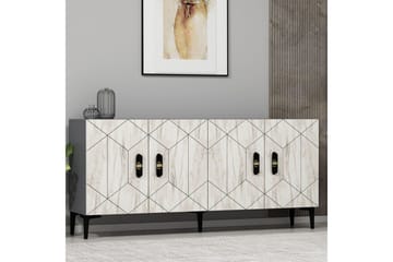 Kaysie Konsollbord 150 cm - Sølv/Antrasitt - Møbler - Bord - Avlastningsbord & sidobord - Konsollbord & gangbord