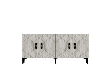 Kaysie Konsollbord 150 cm - Sølv/Antrasitt - Møbler - Bord - Avlastningsbord & sidobord - Konsollbord & gangbord