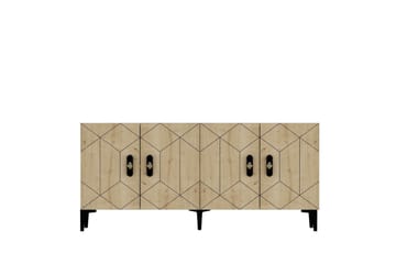 Kaysie Konsollbord 150 cm - Sølv/Antrasitt - Møbler - Bord - Avlastningsbord & sidobord - Konsollbord & gangbord
