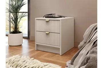 Kintore Sengbord 35 cm - Beige - Møbler - Bord - Avlastningsbord & sidobord - Sengebord & nattbord