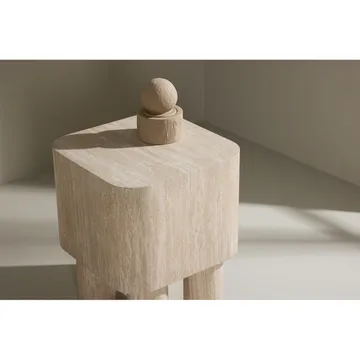 Klirou Sidebord 40 cm - Beige - Møbler - Bord - Avlastningsbord & sidobord - Lampebord & sidebord