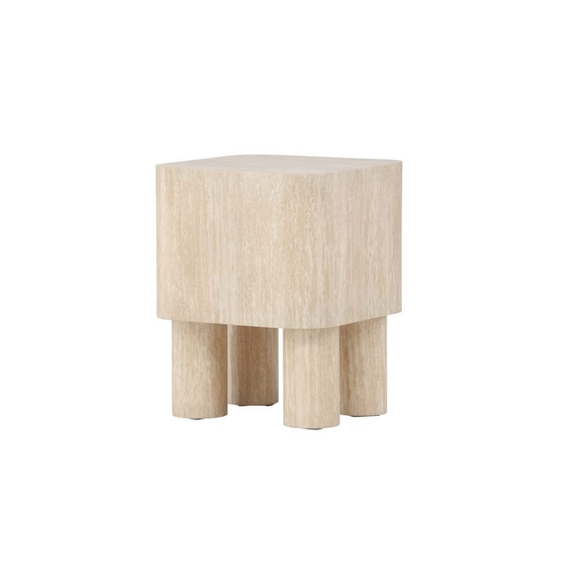 Klirou Sidebord 40 cm - Beige - Møbler - Bord - Avlastningsbord & sidobord - Lampebord & sidebord