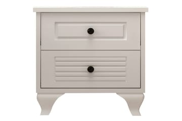 Klyros Nattbord 45 cm - Matt Hvit - Møbler - Bord - Avlastningsbord & sidobord - Sengebord & nattbord