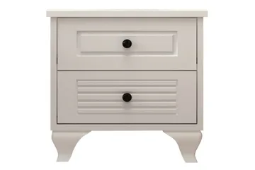 Klyros Nattbord 45 cm - Matt Hvit - Møbler - Bord - Avlastningsbord & sidobord - Sengebord & nattbord