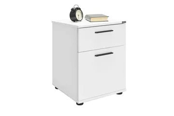 KMD Nattbord 40 cm - Hvit - Møbler - Bord - Avlastningsbord & sidobord - Sengebord & nattbord