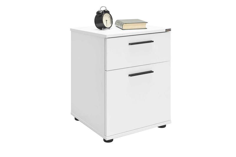 KMD Nattbord 40 cm - Hvit - Møbler - Bord - Avlastningsbord & sidobord - Sengebord & nattbord