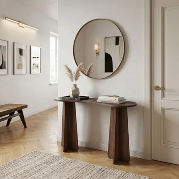 Kommode Homitis Zen (120 x 75 x 35 cm) Valnøtt - Valnøtt - Møbler - Bord - Avlastningsbord & sidobord - Brettbord og småbord