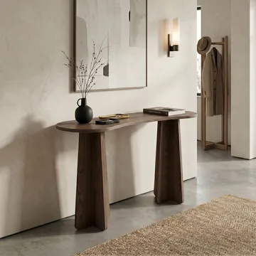 Kommode Homitis Zen (120 x 75 x 35 cm) Valnøtt - Valnøtt - Møbler - Bord - Avlastningsbord & sidobord - Brettbord og småbord