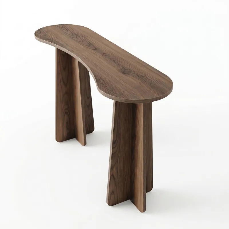 Kommode Homitis Zen (120 x 75 x 35 cm) Valnøtt - Valnøtt - Møbler - Bord - Avlastningsbord & sidobord - Brettbord og småbord