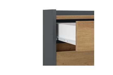 Kommode Kosmo Antrasitt/Eik, 4 skuffer - Antrasitt/Eik, 4 skuffer - Oppbevaring - Oppbevaringsmøbler - Kommode - Entrekommode