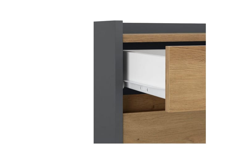 Kommode Kosmo Antrasitt/Eik, 4 skuffer - Antrasitt/Eik, 4 skuffer - Oppbevaring - Oppbevaringsmøbler - Kommode - Entrekommode