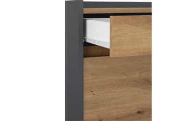 Kommode Kosmo Antrasitt/Eik, 8 skuffer - Antrasitt/Eik, 8 skuffer - Møbler - Bord - Avlastningsbord & sidobord - Konsollbord & gangbord