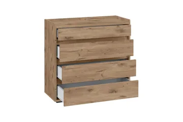 Kommode Kosmo Viking Eik, 4 skuffer - Viking Eik, 4 skuffer - Oppbevaring - Oppbevaringsmøbler - Kommode - Entrekommode