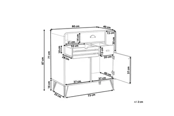 Kommode Kyle - Møbler - Bord - Avlastningsbord & sidobord - Pidestall & blomsterpidestall