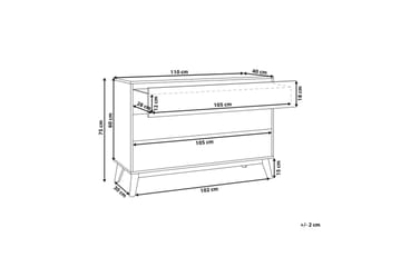 Kommode Sardis 3 skuffer - Møbler - Bord - Avlastningsbord & sidobord - Konsollbord & gangbord