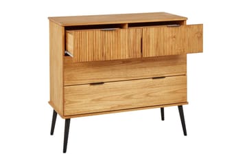 Kommode Timmins med 5 skuffer - Møbler - Bord - Avlastningsbord & sidobord - Lampebord & sidebord