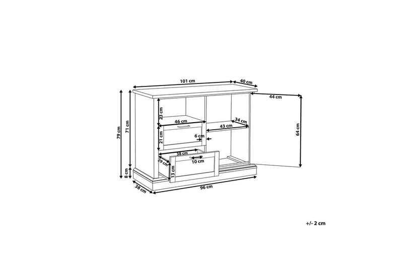 Kommode Toronto - Oppbevaring - Oppbevaringsmøbler - Sideboard & skjenk