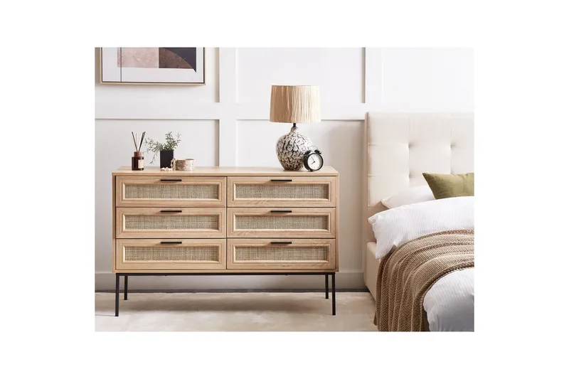 Kommode Pasco med 6 skuffer - Oppbevaring - Oppbevaringsmøbler - Kommode