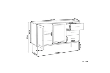 Kommode Pasco - Møbler - Bord - Avlastningsbord & sidobord - Lampebord & sidebord