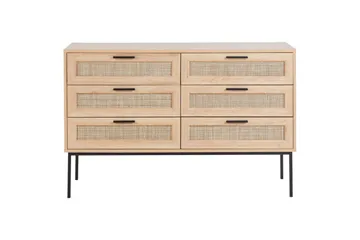 Kommode Pasco med 6 skuffer - Oppbevaring - Oppbevaringsmøbler - Kommode