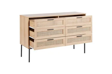 Kommode Pasco med 6 skuffer - Oppbevaring - Oppbevaringsmøbler - Kommode