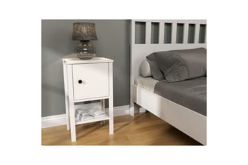 Konrul Nattbord 40 cm - Natur/Hvit - Møbler - Bord - Avlastningsbord & sidobord - Sengebord & nattbord