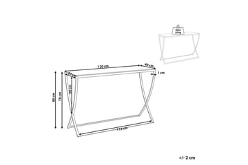 Konsolbord Beliani Ringgold GOLD - Møbler - Bord - Avlastningsbord & sidobord - Konsollbord & gangbord