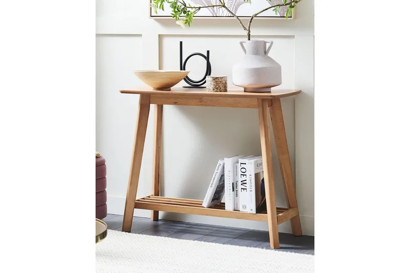 Konsolbord Beliani Tulare Light wood - Møbler - Bord - Avlastningsbord & sidobord - Konsollbord & gangbord