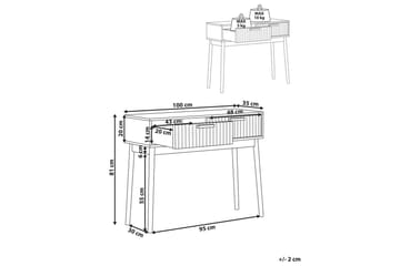 Konsolbord Lynwood Light colored wood - Møbler - Bord - Avlastningsbord & sidobord - Konsollbord & gangbord