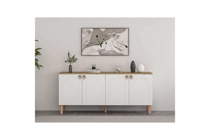 Konsoll Bingdi Hvit - Hvit - Møbler - Bord - Avlastningsbord & sidobord - Konsollbord & gangbord