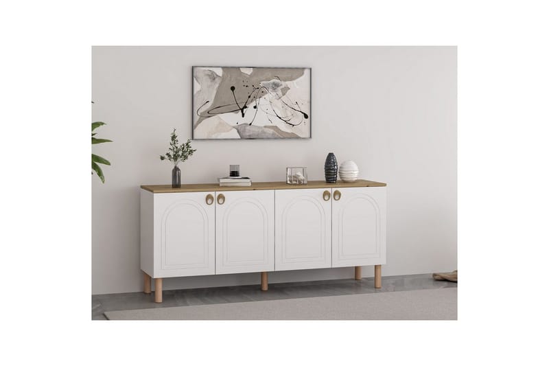 Konsoll Bingdi Hvit - Hvit - Møbler - Bord - Avlastningsbord & sidobord - Konsollbord & gangbord