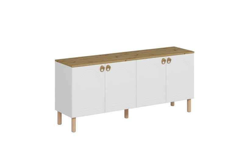 Konsoll Bingdi Hvit - Hvit - Møbler - Bord - Avlastningsbord & sidobord - Konsollbord & gangbord