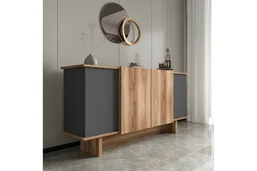 Konsoll Diannare Antrasitt / Valnøtt - Antrasitt / Valnøtt - Møbler - Bord - Avlastningsbord & sidobord - Konsollbord & gangbord