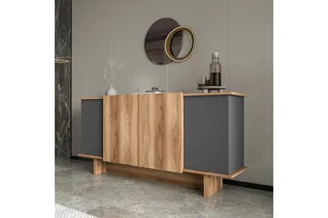 Konsoll Diannare Antrasitt / Valnøtt - Antrasitt / Valnøtt - Møbler - Bord - Avlastningsbord & sidobord - Konsollbord & gangbord