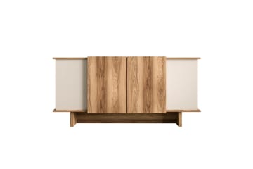 Konsoll Diannare Sand / Valnøtt - Sand / Valnøtt - Møbler - Bord - Avlastningsbord & sidobord - Konsollbord & gangbord