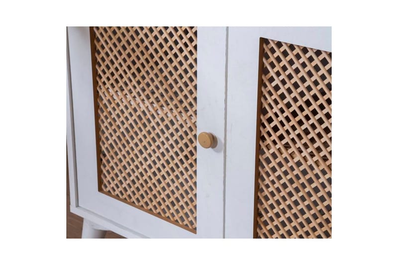 Konsoll Goose Hvit / Eik - Hvit / Eik - Møbler - Bord - Avlastningsbord & sidobord - Konsollbord & gangbord