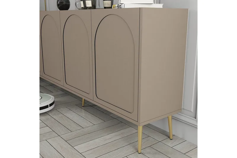 Konsoll Hazim Atlas / Gull - Gull/Multifarget - Møbler - Bord - Avlastningsbord & sidobord - Konsollbord & gangbord