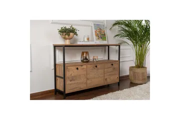 Konsoll Hemani Atlantic Furu Svart - Atlantic Furu Svart - Møbler - Bord - Avlastningsbord & sidobord - Konsollbord & gangbord