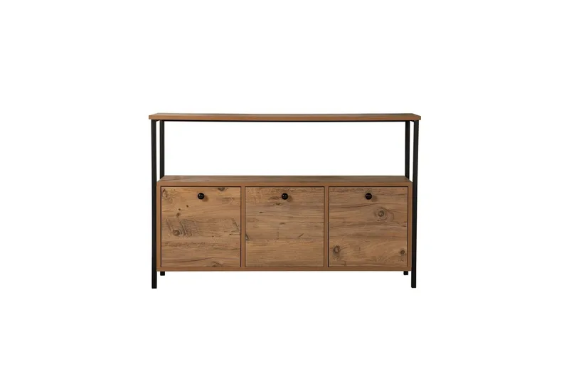 Konsoll Hemani Atlantic Furu Svart - Atlantic Furu Svart - Møbler - Bord - Avlastningsbord & sidobord - Konsollbord & gangbord