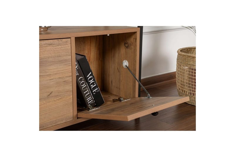 Konsoll Hemani Atlantic Furu Svart - Atlantic Furu Svart - Møbler - Bord - Avlastningsbord & sidobord - Konsollbord & gangbord