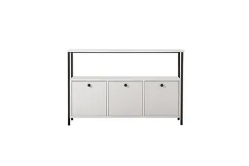 Konsoll Hemani Hvit Sort - Hvit Sort - Møbler - Bord - Avlastningsbord & sidobord - Konsollbord & gangbord