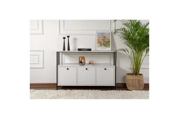 Konsoll Hemani Hvit Sort - Hvit Sort - Møbler - Bord - Avlastningsbord & sidobord - Konsollbord & gangbord