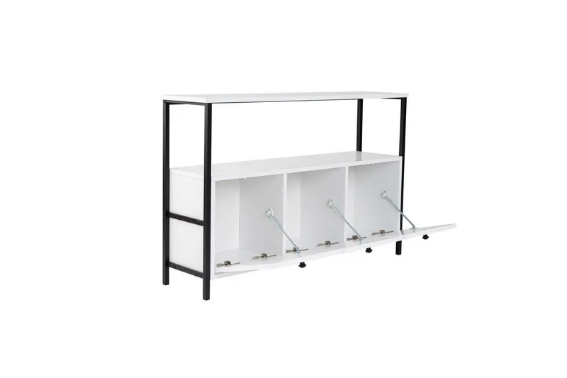 Konsoll Hemani Hvit Sort - Hvit Sort - Møbler - Bord - Avlastningsbord & sidobord - Konsollbord & gangbord