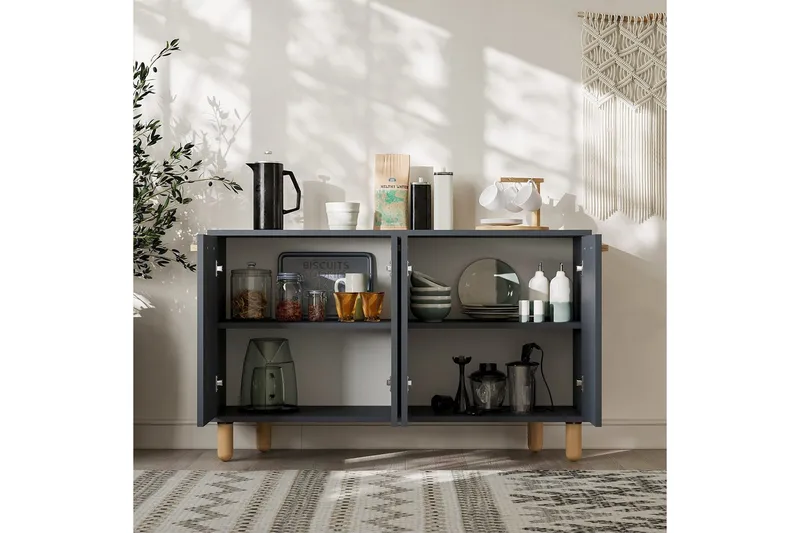 Konsoll Hungirr Antrasitt - Antrasitt - Møbler - Bord - Avlastningsbord & sidobord - Konsollbord & gangbord