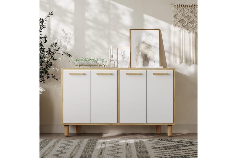 Konsoll Hungirr Sudamaleik / Hvit - Sudamaleik / Hvit - Møbler - Bord - Avlastningsbord & sidobord - Konsollbord & gangbord