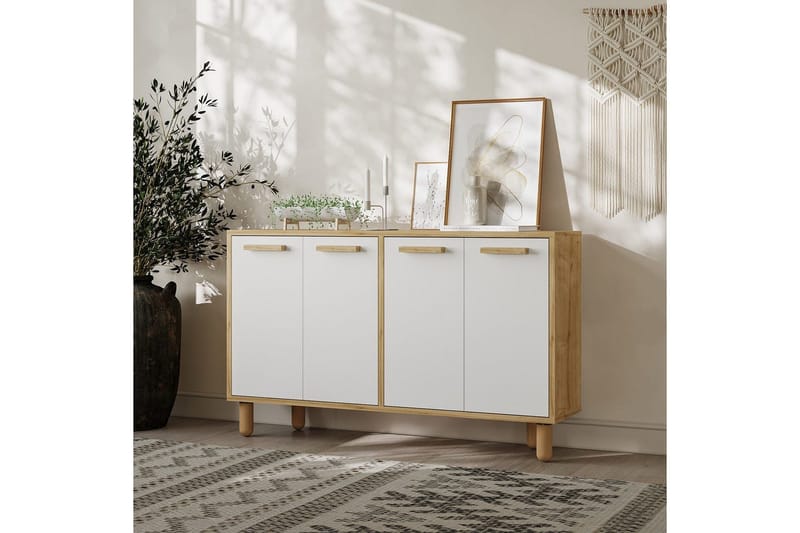 Konsoll Hungirr Sudamaleik / Hvit - Sudamaleik / Hvit - Møbler - Bord - Avlastningsbord & sidobord - Konsollbord & gangbord