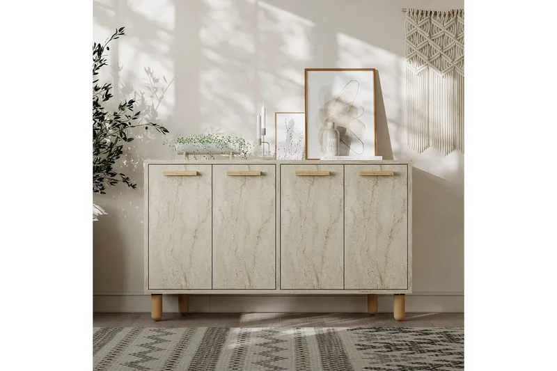 Konsoll Hungirr Traverten - Traverten - Møbler - Bord - Avlastningsbord & sidobord - Konsollbord & gangbord