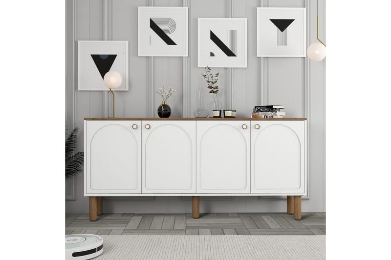 Konsoll Hvit - Hvit - Møbler - Bord - Avlastningsbord & sidobord - Konsollbord & gangbord