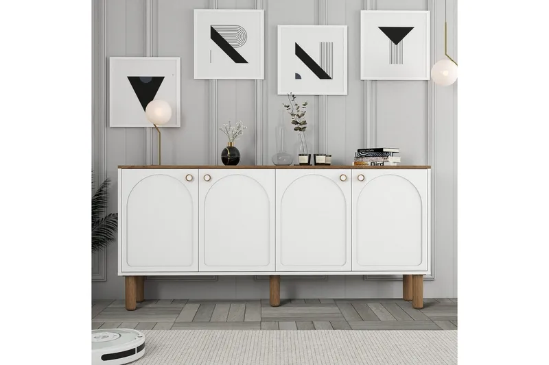 Konsoll Hvit - Hvit - Møbler - Bord - Avlastningsbord & sidobord - Konsollbord & gangbord